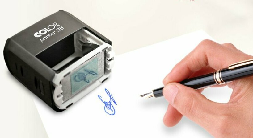 <span style="font-weight: bold;">штамп-факсимилле на автоматической оснастке </span>